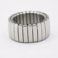 Wholesale From China Jewelry Factory Stainless Steel Elastic Ring Silver